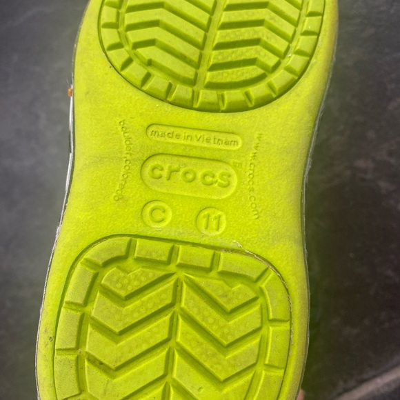 Crocs lights lodge point Robo Saur slip on c11 - Picture 15 of 16